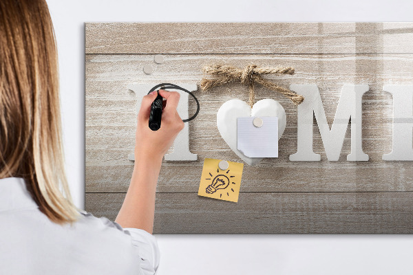 Tablă magnetică de scris Decorațiuni de perete cu spațiu pentru fotografii