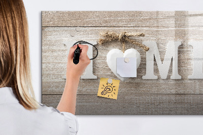 Tablă magnetică de scris Decorațiuni de perete cu spațiu pentru fotografii