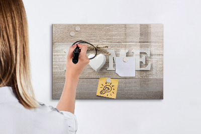 Tablă magnetică de scris Decorațiuni de perete cu spațiu pentru fotografii