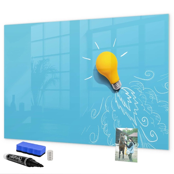 Tablă cu marker O tablă colorată pentru prezentarea fotografiilor