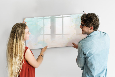 Tablă cu marker O tablă colorată pentru prezentarea fotografiilor