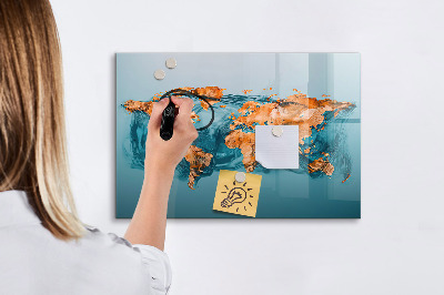 Tablă magnetică de scris O lume interactivă cu fotografii personale