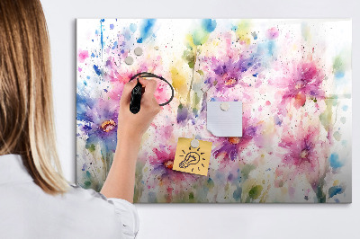 Tablă magnetică de scris O tablă colorată pentru fotografii și notițe