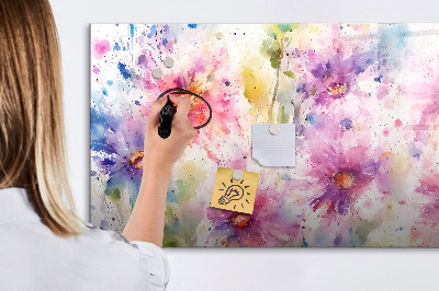 Tablă magnetică de scris O tablă colorată pentru fotografii și notițe