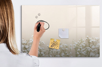 Tablă cu marker O tablă elegantă pentru notițe și fotografii