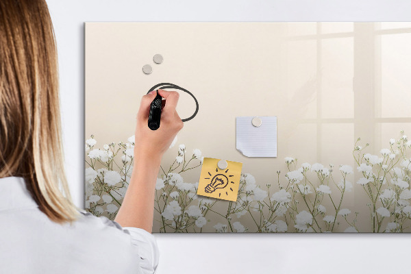 Tablă cu marker O tablă elegantă pentru notițe și fotografii