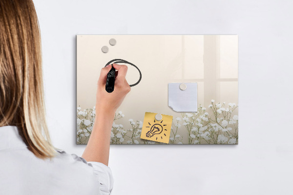 Tablă cu marker O tablă elegantă pentru notițe și fotografii