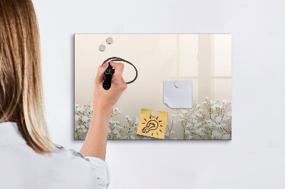 Tablă cu marker O tablă elegantă pentru notițe și fotografii