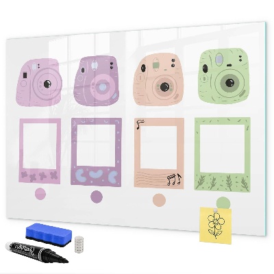 Tablă cu marker Tablă creativă pentru fotografii și notițe