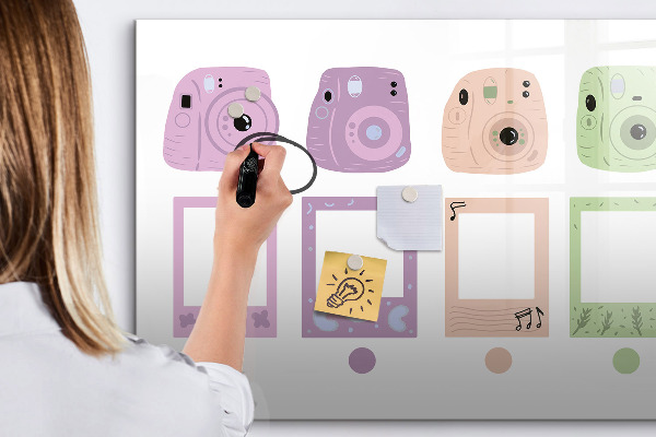 Tablă cu marker Tablă creativă pentru fotografii și notițe