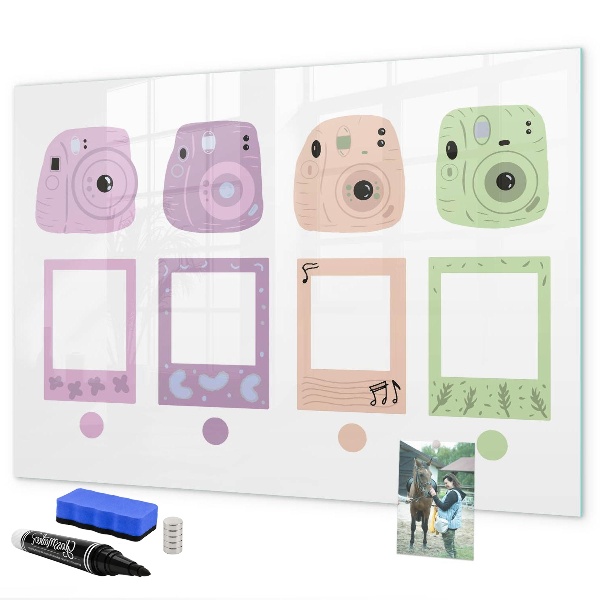Tablă cu marker Tablă creativă pentru fotografii și notițe