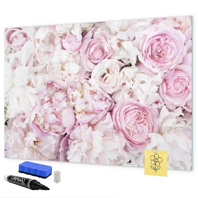 Tablă cu marker Tablă florală pentru notițe și fotografii