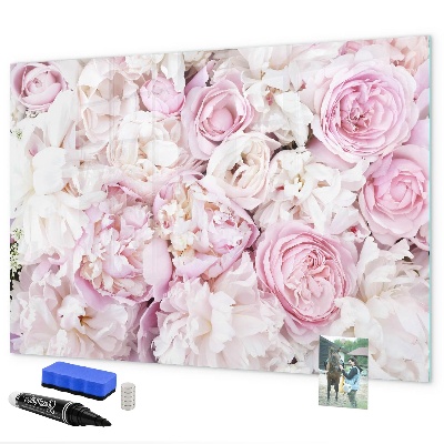 Tablă cu marker Tablă florală pentru notițe și fotografii