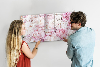 Tablă cu marker Tablă florală pentru notițe și fotografii