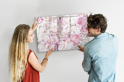 Tablă cu marker Tablă florală pentru notițe și fotografii