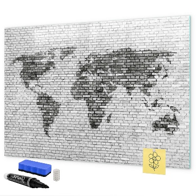 Tablă cu marker Hartă interactivă pentru afișarea fotografiilor