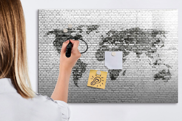 Tablă cu marker Hartă interactivă pentru afișarea fotografiilor