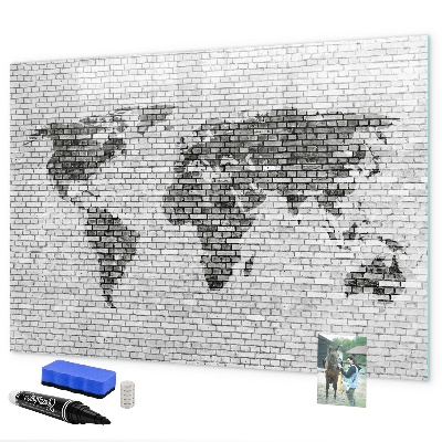 Tablă cu marker Hartă interactivă pentru afișarea fotografiilor