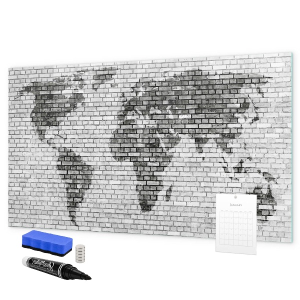 Tablă cu marker Hartă interactivă pentru afișarea fotografiilor