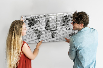 Tablă cu marker Hartă interactivă pentru afișarea fotografiilor