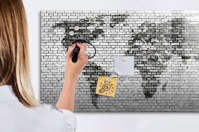 Tablă cu marker Hartă interactivă pentru afișarea fotografiilor