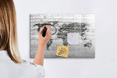 Tablă cu marker Hartă interactivă pentru afișarea fotografiilor