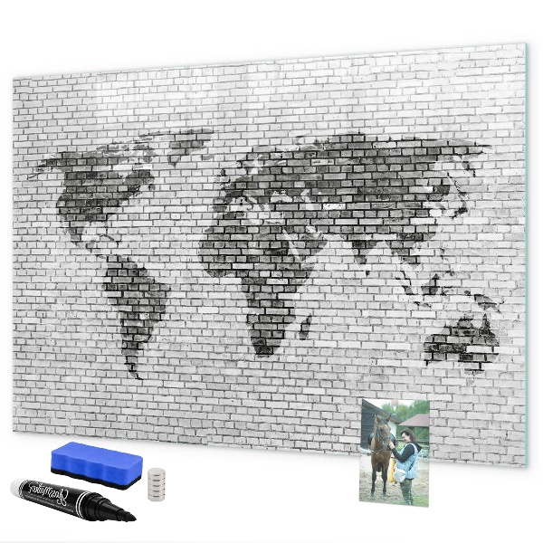 Tablă cu marker Hartă interactivă pentru afișarea fotografiilor