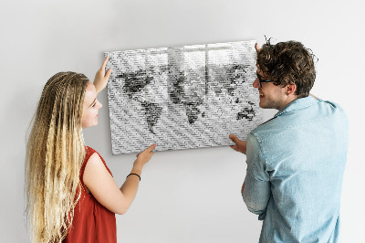 Tablă cu marker Hartă interactivă pentru afișarea fotografiilor