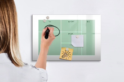 Tablă magnetică de scris Organizator cu note și fotografii