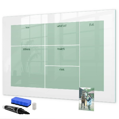 Tablă magnetică de scris Organizator cu note și fotografii