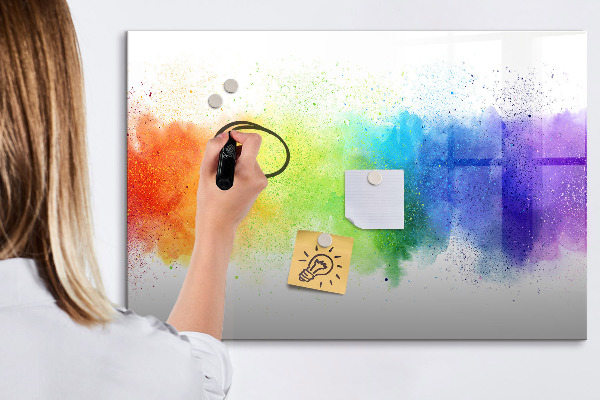 Tablă cu marker Tablă de fixare cu fotografii colorate