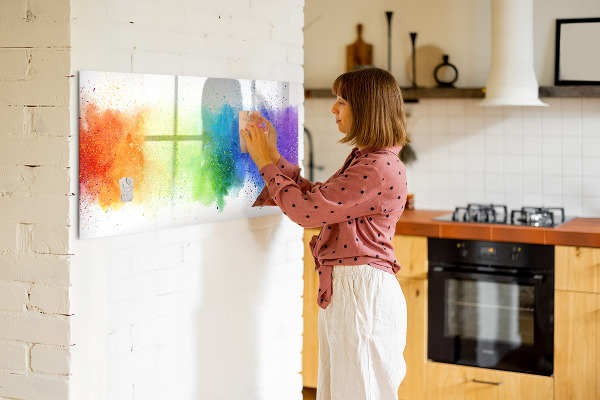 Tablă cu marker Tablă de fixare cu fotografii colorate