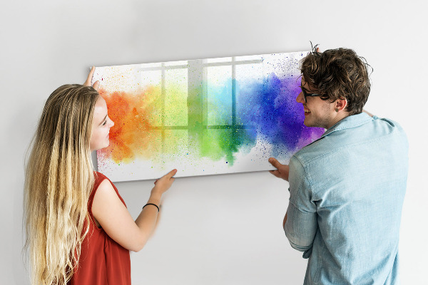 Tablă cu marker Tablă de fixare cu fotografii colorate
