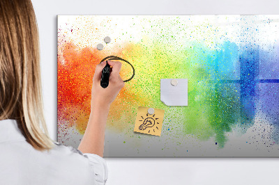 Tablă cu marker Tablă de fixare cu fotografii colorate