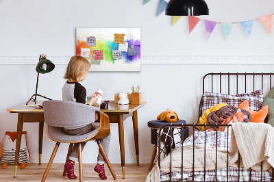 Tablă cu marker Tablă de fixare cu fotografii colorate