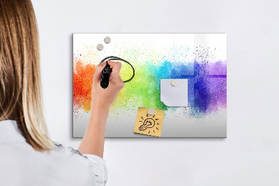 Tablă cu marker Tablă de fixare cu fotografii colorate