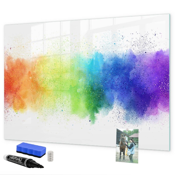 Tablă cu marker Tablă de fixare cu fotografii colorate