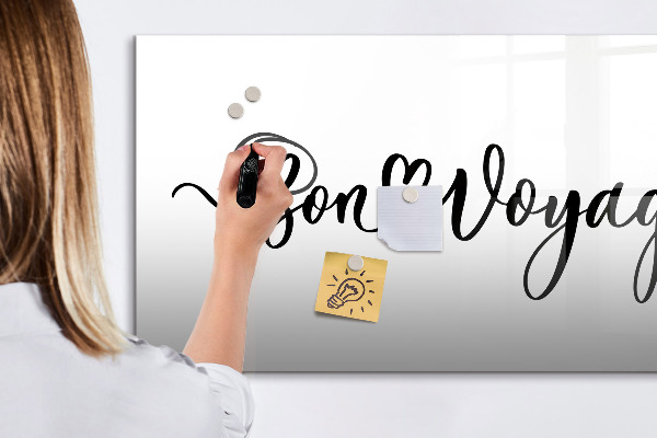 Tablă magnetică de scris Un spațiu creativ pentru amintiri și fotografii