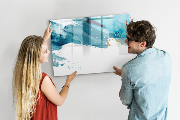 Tablă magnetică de scris Un poster colorat pentru prezentarea fotografiilor