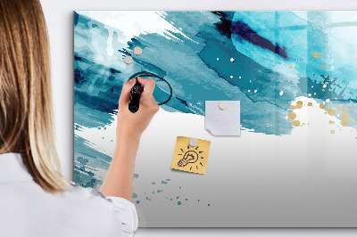 Tablă magnetică de scris Un poster colorat pentru prezentarea fotografiilor