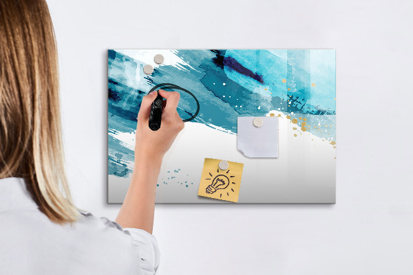 Tablă magnetică de scris Un poster colorat pentru prezentarea fotografiilor