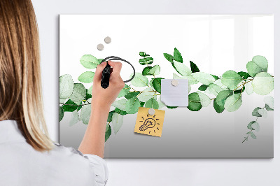 Tablă magnetică de scris Tablă verde pentru fotografii și notițe