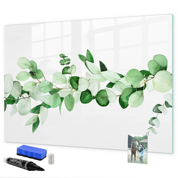 Tablă magnetică de scris Tablă verde pentru fotografii și notițe