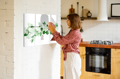 Tablă magnetică de scris Tablă verde pentru fotografii și notițe