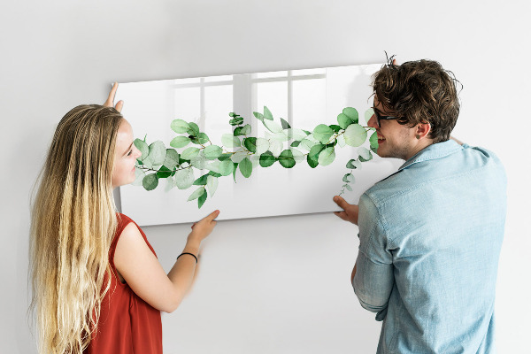 Tablă magnetică de scris Tablă verde pentru fotografii și notițe