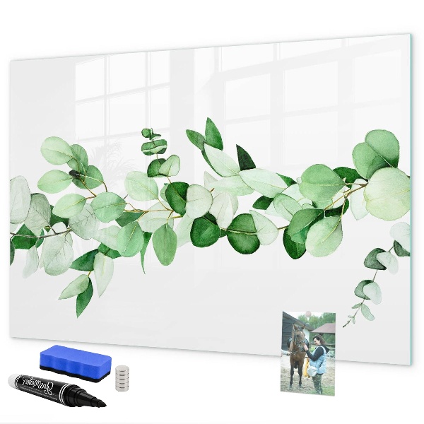 Tablă magnetică de scris Tablă verde pentru fotografii și notițe