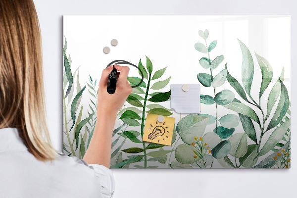 Tablă cu marker Tablă verde pentru notițe și fotografii