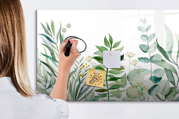 Tablă cu marker Tablă verde pentru notițe și fotografii