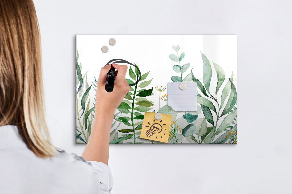 Tablă cu marker Tablă verde pentru notițe și fotografii