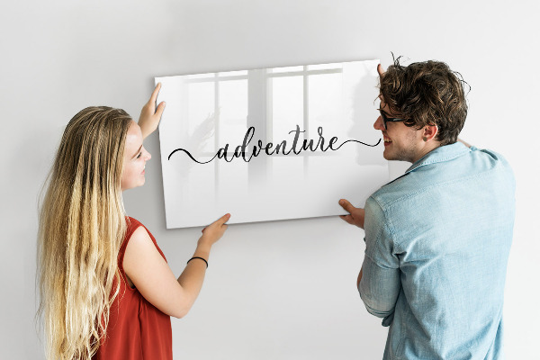 Tablă cu marker Un spațiu creativ pentru amintiri și fotografii